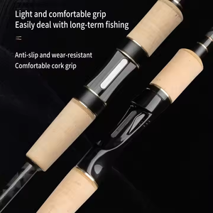 2 Sections 2.28m 2.4m FUJI Guide Ring ML Fast Action Long Casting Spinning Rod Set Versatile Travel Lure Bass Fishing Rods - Product Image 2
