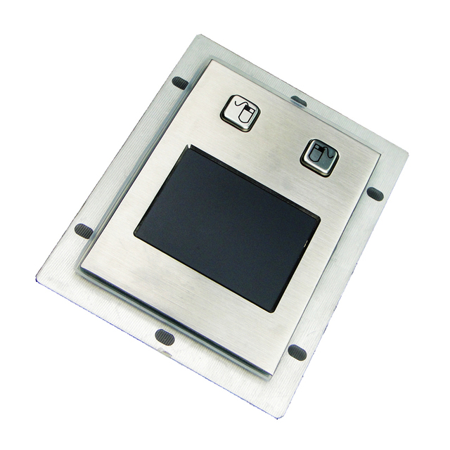 IP65 Waterproof Panelmount Rugged Industrial USB Metal Touchpad with 2 Buttons
