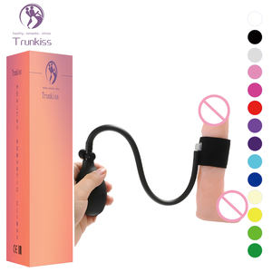 ปั๊มอวัยวะเพศชายเป่าลมได้ผลิตภัณฑ์สำหรับผู้ใหญ่ของเล่นขยายด้วยมือเพื่อยืดเวลาการหลั่ง - Product Image 1