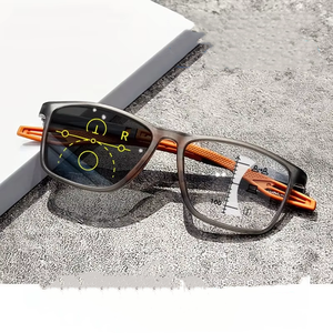 Lentes Progresivas Multifocales Grises con Bloqueo <span class=keywords><strong>de</strong></span> Luz Azul, Elegantes Gafas <span class=keywords><strong>de</strong></span> Sol para Lectura, Fotocromáticas Inteligentes <span class=keywords><strong>de</strong></span> Doble Uso para Visión <span class=keywords><strong>de</strong></span> Lejos - Product Image 1