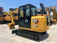 Excavatrice hydraulique compacte sur chenilles CAT306E2 d'occasion, machine de construction haute performance à vendre