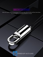 Pendentif Mini enregistreur vocal numérique activé Secret Micro Dictaphone Oculta Professional Petit appareil d'écoute Lecteur MP3 PQ11