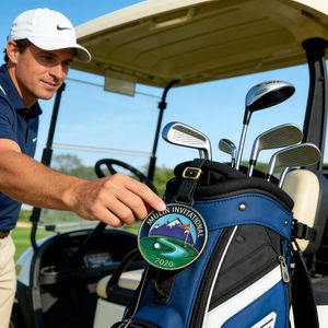 Etiqueta Elegante Multicolor para Bolsa de Golf, Recuerdo de Regalo para <span class=keywords><strong>Club</strong></span>, del Mejor Proveedor - Product Image 1