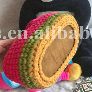 Panier <span class=keywords><strong>de</strong></span> Moïse fait main PH888, couleur personnalisée, lit pour poupée au <span class=keywords><strong>crochet</strong></span>, berceau pour poupée, cadeau pour bébé, panier pour poupées, pour jouets - Product Image 4