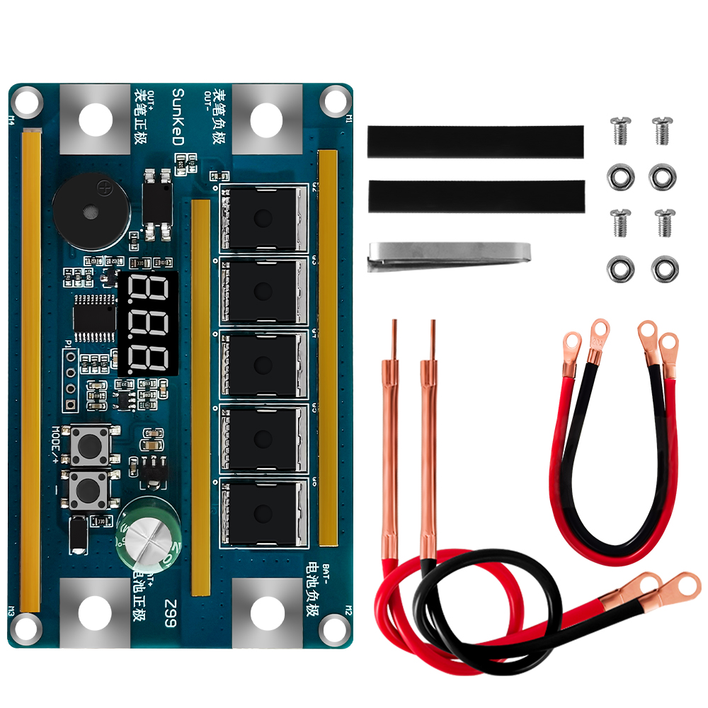 Z99 8-17โวลต์มินิแบตเตอรี่จุดเชื่อมเครื่องเชื่อมแบบพกพาสำหรับการเชื่อมแผ่นนิกเกิลอุปกรณ์เชื่อมจุดอุปกรณ์เชื่อม