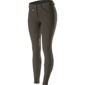 Yeni stil at binme tayt silikon tam koltuk pantolon bayan yüksek elastikiyet binicilik pantolon Jodhpurs