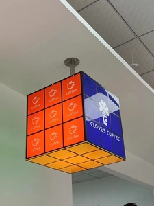 Đa góc LED quảng cáo biển hiệu cho trung tâm mua sắm Rubik của Cube LED Video tường tùy chỉnh LED hiển thị trong nhà 12-16bits - Product Image 6