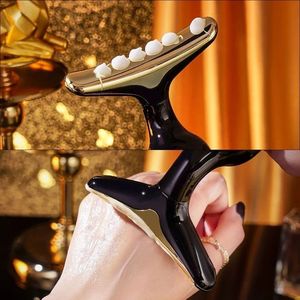 High-Tech 3 têtes électrique <span class=keywords><strong>Anti</strong></span>-rides <span class=keywords><strong>visage</strong></span> cou <span class=keywords><strong>Massage</strong></span> Machine dispositif de batterie pour soins de la peau <span class=keywords><strong>visage</strong></span> cou levage masseur - Product Image 5