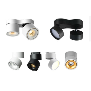 Cri97/93 có thể điều chỉnh Trần Vuông spotlight Led đôi đầu bề mặt được gắn <span class=keywords><strong>Downlight</strong></span> 6W 8W 10W 12W 3 dây ánh sáng theo dõi - Product Image 1