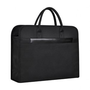 New Design B-2501 Large-Capacity Expending Black Business <b>Briefcase</b> PU <b>Leather</b> Office 15 Inches Laptop Bag for Men - Product Image 1