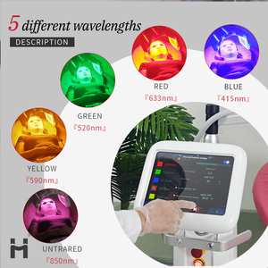 Appareil PDT 5 couleurs pour la thérapie photodynamique, élimination des cicatrices d'acné, rajeunissement cutané, anti-âge et réduction des rides - Product Image 4