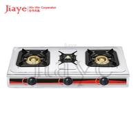 Nouveau design de table de cuisson de haute qualité Cuisinière à gaz en acier inoxydable à 3 brûleurs