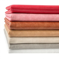 Lot de stock – Tissu en microfibre de daim Amara PU 0,6 mm, imperméable et anti-moisissure, fini pour gants, chaussures, sacs, ceintures, golf