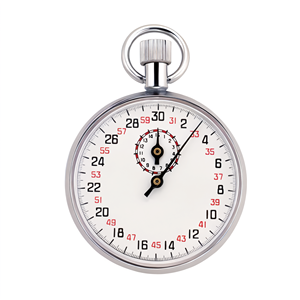 Chronomètre mécanique 15 minutes 30 secondes en acier inoxydable, chronographe sportif pour la course à pied et l'entraînement - Product Image 2