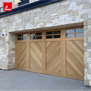 Puertas de Garaje Automáticas Alland, Paneles de Madera con Aspecto de Listones Enrollables Retráctiles de Roble Blanco, Estilo Australiano de Alta Gama - Product Image 4