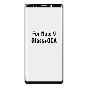 Verre extérieur d'écran avant avec OCA en stock pour Samsung <span class=keywords><strong>Note</strong></span> <span class=keywords><strong>9</strong></span> – Remplacement de verre extérieur de téléphone portable avec OCA - Product Image 1