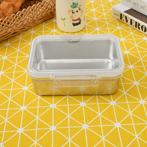 Set di Contenitori per Alimenti in Acciaio Inox 18/8 di Alta Qualità, Impilabili, a 2 Scomparti, Senza BPA, per la Conservazione della Freschezza, Bento Lunch - Product Image 6