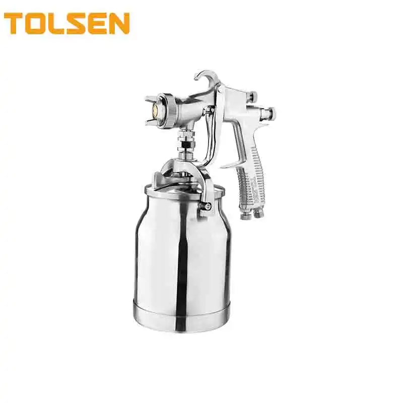 TOLSEN 72152 Industrial 1.7mm 1000ml Suction Paint Air Spray Gun With High Click