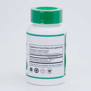 Label pribadi kapsul <span class=keywords><strong>Moringa</strong></span> organik bubuk Serum ekstrak kapsul suplemen makanan super hijau dukungan metabolisme - Product Image 4