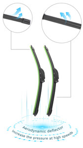 Mềm silicon cao su xe gạt nước kính chắn gió lưỡi phổ 16 inch với đa-adapter cho phù hợp với kính chắn gió đa chức năng gạt nước - Product Image 6