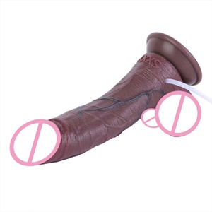 760g Realistic Squirting <b>Dildo</b> Black Ejaculating Toy with Suction Cup 8.66 Inch Beginner <b>Dildo</b> for G-Spot Prostate Stimulation - Product Image 3