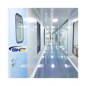Ginee pintu ruang CT besi tahan karat medis pintu ruang pembersih pintu laboratorium baja tahan karat