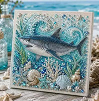 Kit de Peinture Diamant DIY Animaux Marins en Gros pour Adultes – Kit Artisanat pour Cadeaux à Domicile – Prix Usine