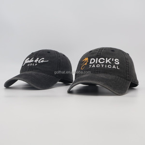 Gorras de Béisbol Vintage Unisex de 6 Paneles con Logotipo Bordado Personalizado, Estilo Desgastado de Lujo, para Venta al Por Mayor y Promoción - Product Image 3