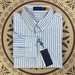 <span class=keywords><strong>Camicia</strong></span> da <span class=keywords><strong>uomo</strong></span> TIANCHEN RL Little Horse con Logo ricamato a righe in puro cotone <span class=keywords><strong>camicia</strong></span> sottile primavera estate manica lunga da <span class=keywords><strong>donna</strong></span> # RL-060 - Product Image 1