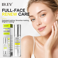 Lotion 0,1% Rétinal Hydratant Visage Effet Lifting Raffermissant Anti-Âge Soin Renouvelant Crème Visage au Rétinol 50g IREV Retinal Shot 300 Crème Visage