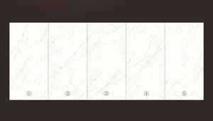 משטחי שיש לבן מודרניים הניתנים להתאמה אישית לקירות ורצפות של מסעדות, אבן סינטטית טבעית לאי מטבח פתוח - Product Image 2