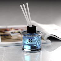 Bouteille en verre multicolore de diffuseur de roseau de parfum à la maison de luxe 50ML 100ML