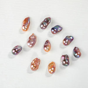 Perles de sirène blanches d'eau douce naturelles en gros, forte luminosité, forme irrégulière, matériaux faits à la main pour le bricolage - Product Image 3