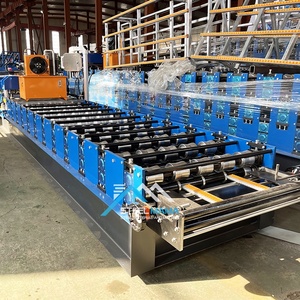 Fábrica al por mayor 800 hoja de techo de azulejo esmaltado máquina formadora de rollos completamente automática con componentes de núcleo de bomba de Motor de rodamiento de engranajes - Product Image 4