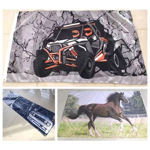 Drapeaux personnalisés de toutes tailles et avec logo, imprimés en polyester de haute qualité pour la publicité - Product Image 3