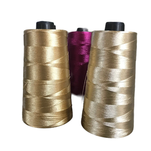 300D/3 400D/3 600D/3 fil <span class=keywords><strong>à</strong></span> broder en polyester brillant pour dentelle/gland/frange fil torsadé de rectitude lisse - Product Image 3