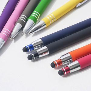High Quality Custom Logo Rubber Coated Metal Ballpoint <b>Pen</b> Promotion Gift Soft Touch with Multi-<b>Color</b> for Business and School - Product Image 3