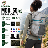 Sac à dos de randonnée, de camping et de voyage imperméable de grande capacité, vente en gros d'usine