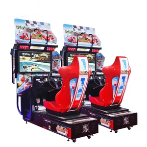 Coin-Operated Professional Racing Car Arcade <b>Machine</b> <b>Amusement</b> Parks Metal Plastic Construction 1 Player English - Product Image 2