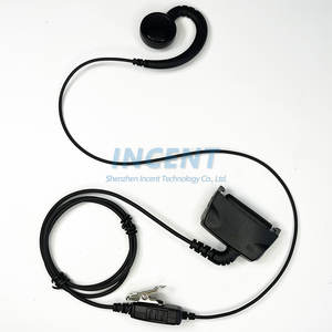 Auriculares con cable tipo C, walki talki, juego de auriculares de Radio bidireccional para Radios <span class=keywords><strong>Eads</strong></span> Airbus castidian THR880i - Product Image 1