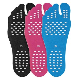 Almohadillas para pies de playa para zapatos invisibles descalzos, pegatinas para pies en las suelas <span class=keywords><strong>con</strong></span> zapatos invisibles antideslizantes, suelas - Product Image 5