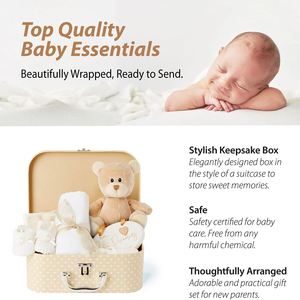 Panier-cadeau de haute qualité pour la fête de naissance, prix bas, boîte de bienvenue personnalisée pour bébés garçons et filles, cadeaux de naissance en gros - Product Image 5