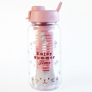 Tritan Portable Water Bottle 501-600Ml Reusable With <b>Infuser</b> For Sports - Product Image 3