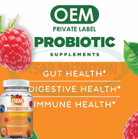 Ausreson OEM Probiotique Gommeux Complément Alimentaire Multivitaminé Superfruits Probiotiques Gommeux pour Femmes pour la Santé Vaginale