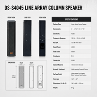 Altavoz Profesional Pasivo de 8 Ohmios, Resistente al Agua, para DJ, Fiestas, Escenarios, Sistema de Sonido Line Array, Columna, Subwoofer de 6 y 15 Pulgadas