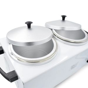 Doble <span class=keywords><strong>cera</strong></span> calda di rimozione dei capelli macchina depilator 2 pot riscaldatore per paraffina e <span class=keywords><strong>cera</strong></span> depilatoria - Product Image 4