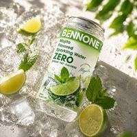 Nouvelles Boissons Gazeuses Fruitées Mojito avec Soda Aromatisé Personnalisé, Bouteille de 300ml BENNONE, Direct Chine, Haute Qualité