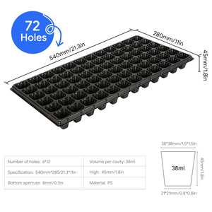 En gros en <span class=keywords><strong>plastique</strong></span> biodégradable Écologique de plateau de démarrage - Product Image 2