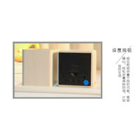 Support de crayons électronique LED multifonctionnel créatif en PVC, horloge de bureau au design minimaliste, alimentation par piles/USB, vente en gros usine