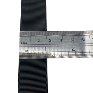 Chất Lượng Cao 1 Inch 25Mm Đen Grosgrain Ribbon Cuộn 100 Yards Mỗi Cuộn Cao Cấp Vải Ribbon Chất Liệu - Product Image 5
